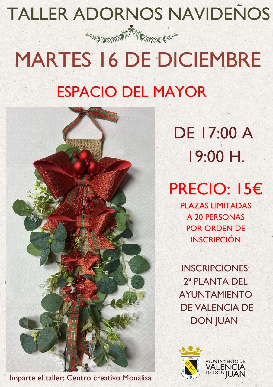 Taller Adornos Navideños