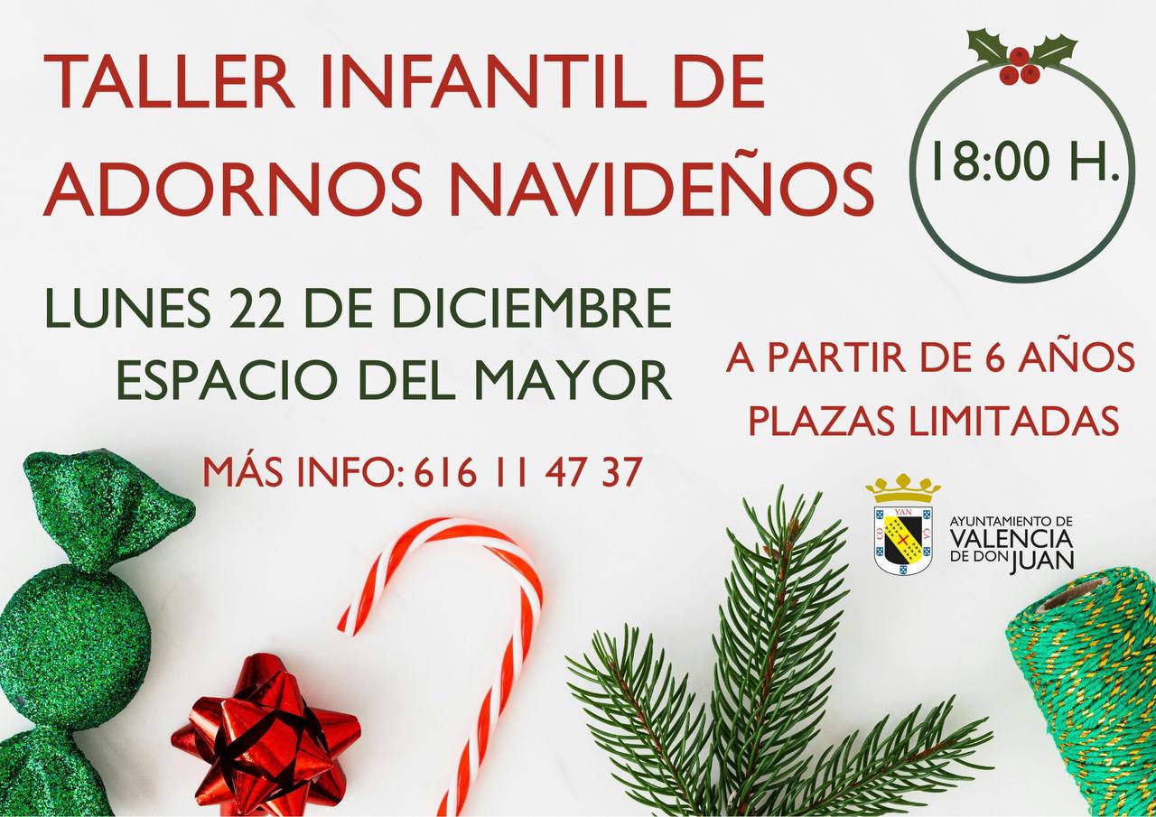 Taller Infantil de Adornos Navideños
