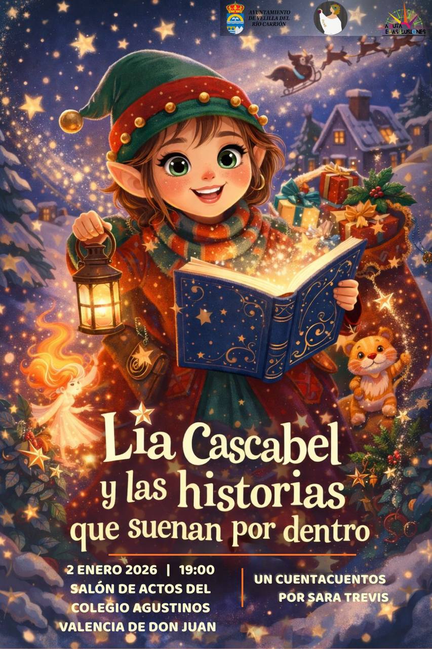 Cuenta cuentos navideño: Lia Cascabel y las historias que suenan por dentro