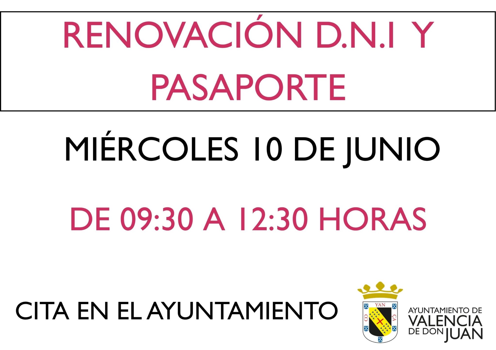 Renovación D.N.I y Pasaporte
