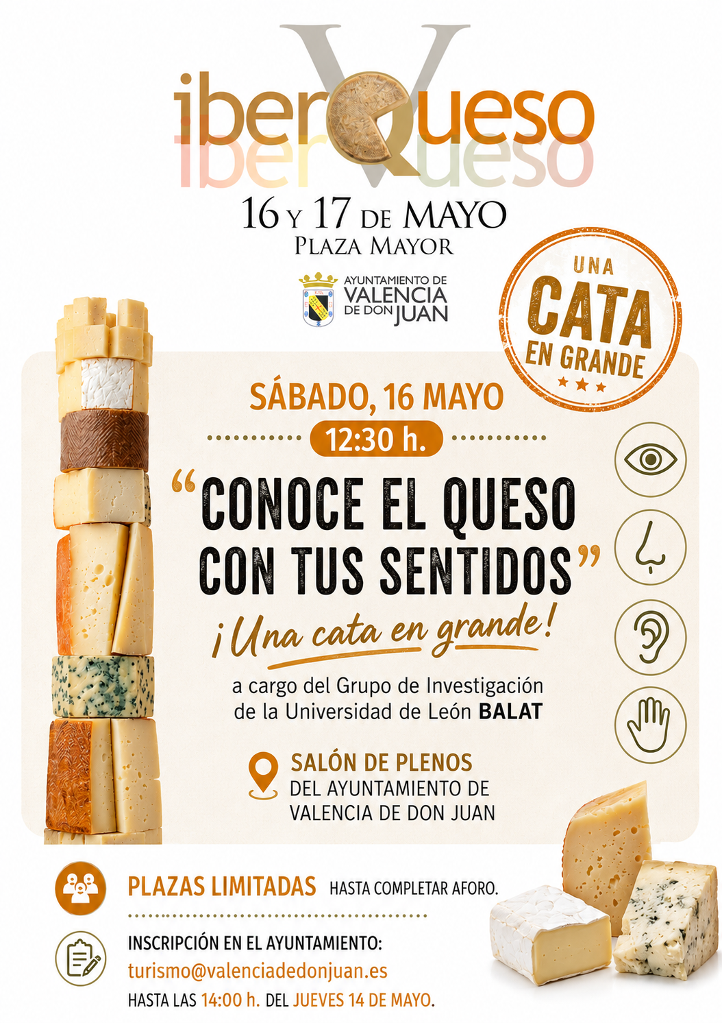 CATA: “Conoce el queso con tus sentidos”, a cargo del Grupo de Investigación de la Universidad de León BALAT