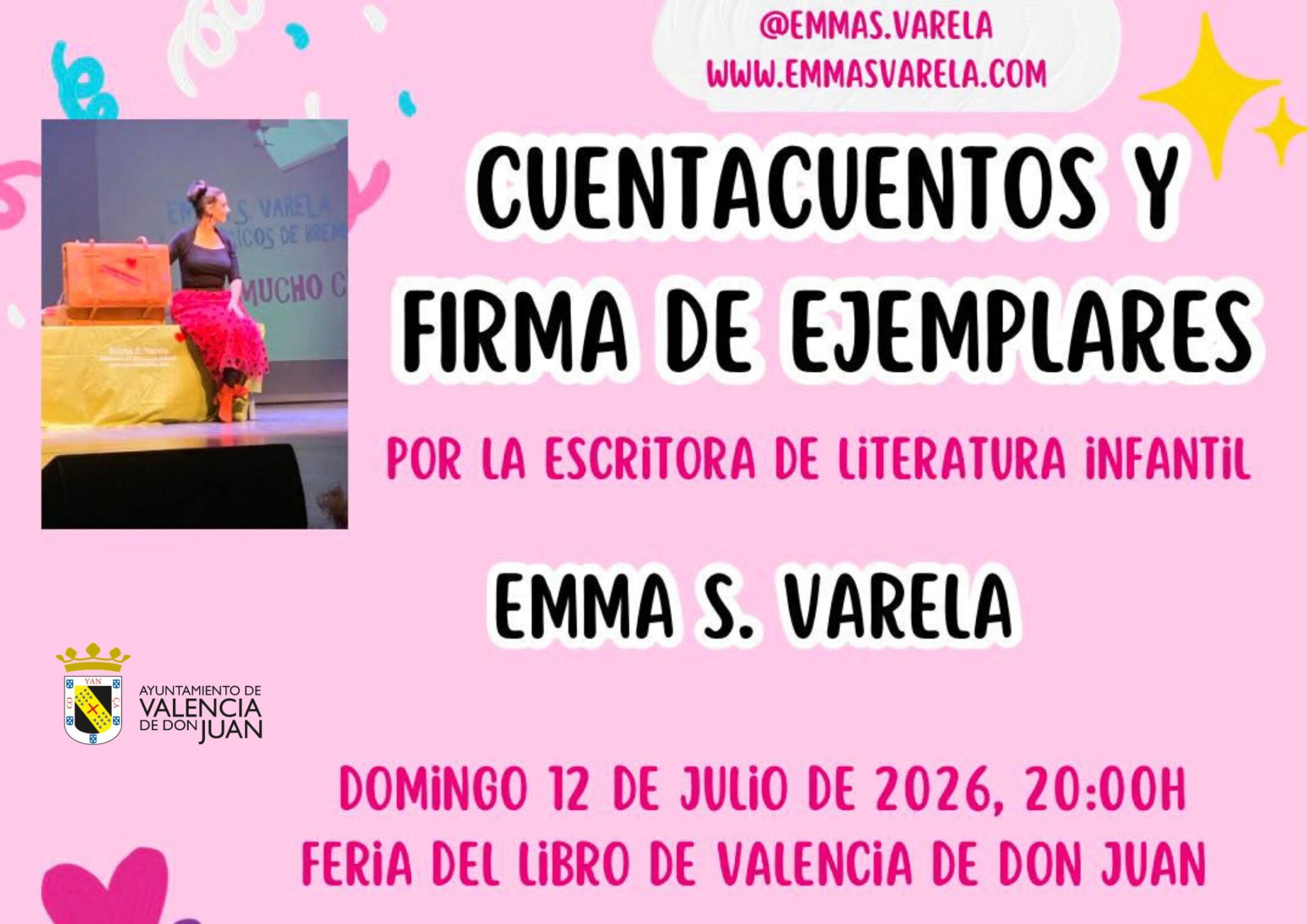 Cuentacuentos y firma de ejemplares con Emma S. Varela